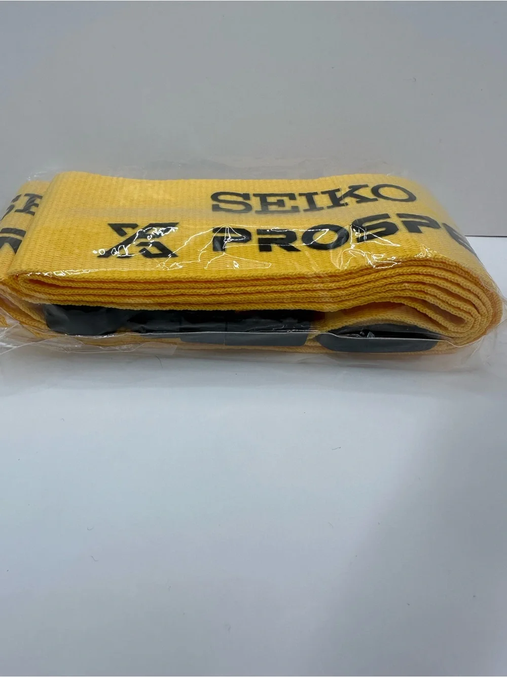 Seiko Prospex Yellow Luggage Strap